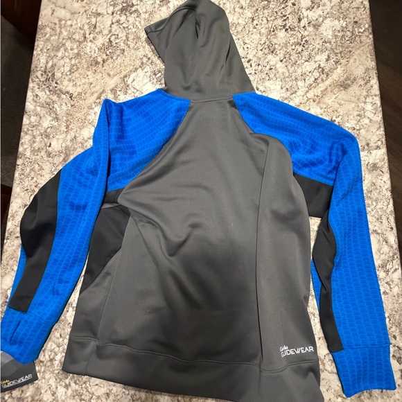 Cabela's Gray and Blue hoodie - Picture 4 of 4